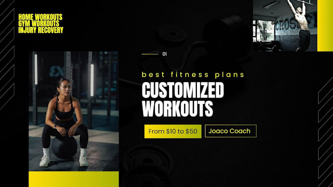 Gig Preview - Fitness coaching and personalized plans