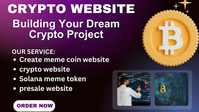 Gig Preview - Create a crypto meme website build crypto token website crypto meme coin websit