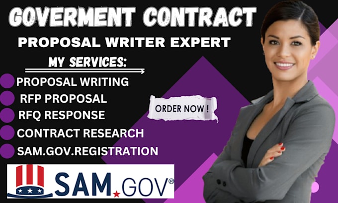 Gig Preview - Write winning government contract bid proposal, respond to rfp, rfq and rfi