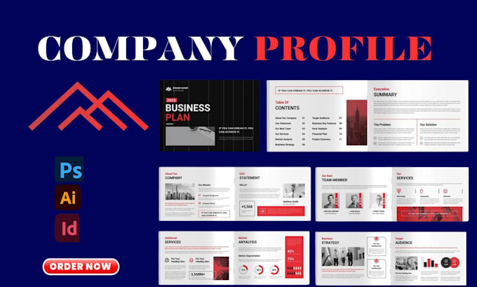 Gig Preview - Design company profile business brochure booklet proposal or annual report