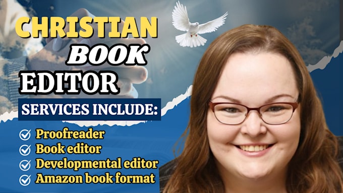 Bestseller - be your christian book editor, proofreader poetry, christian developmental edit