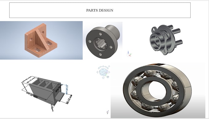 Bestseller - do 3d and 2d cad design, parts design and assembly modelling