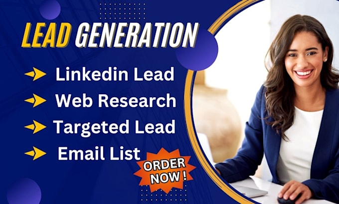 Gig Preview - Collect linkedin lead and valid email list for your business