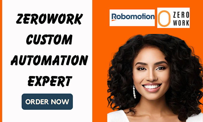 Gig Preview - Automate your business with zerowork rtila robomotion uxer to eliminate flaws