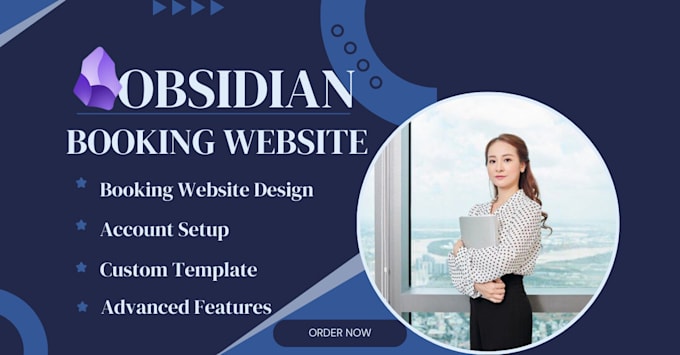 Gig Preview - Setup your obsidian account for maximum productivity, design booking website