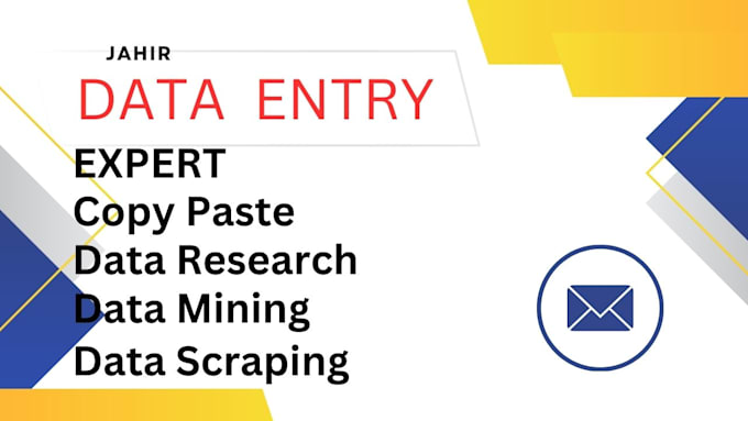 Bestseller - do data entry, data research, data scraping expert