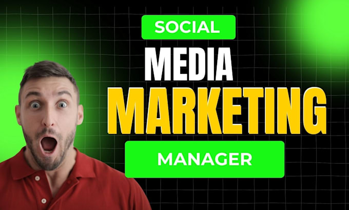 Gig Preview - Social media marketing manager grow brand increase engagement and boost sales