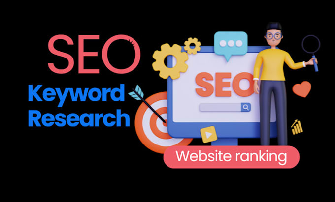 Gig Preview - Do SEO keyword research by website ranking process