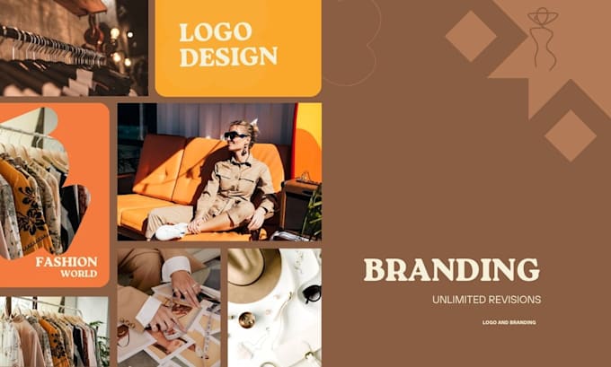 Gig Preview - Design business logo, branding, brand guidelines, brand kit with brand design