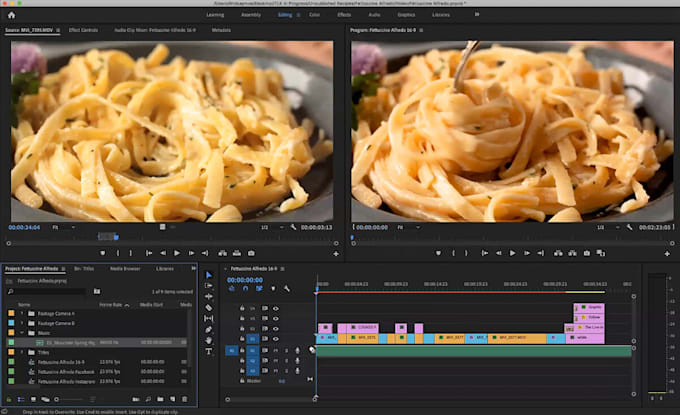 Gig Preview - Edit your cooking video for youtube and social media