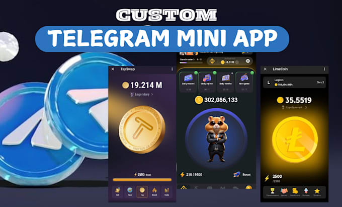 Gig Preview - Telegram game telegram mini game telegram mini app telegram mini game