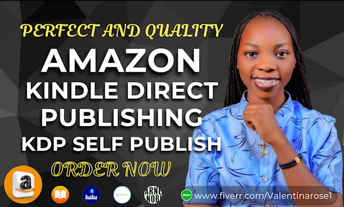 Gig Preview - Amazon KDP book publishing amazon KDP book formatting amazon kdp self publish