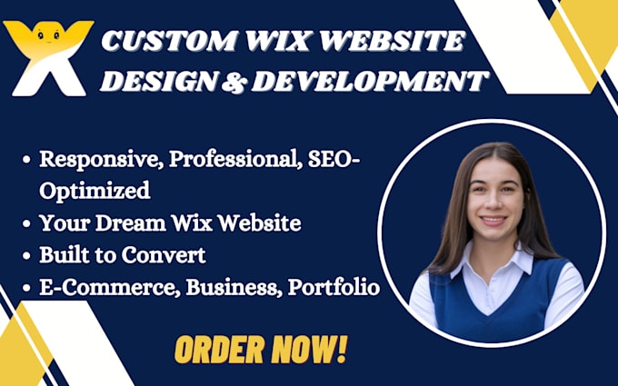 Gig Preview - Wix website design wix design wix studio website design wix website development