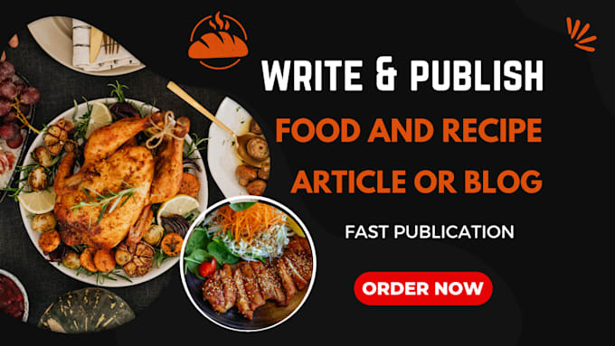 Gig Preview - Write and publish high quality food article on index journal