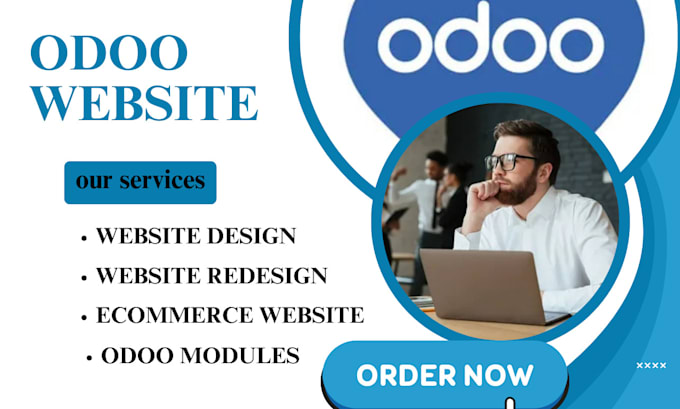 Gig Preview - Setup odoo website redesign odoo website odoo landing page ecommerce website