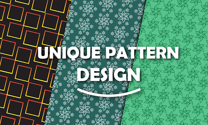 Gig Preview - Custom seamless pattern design unique patterns