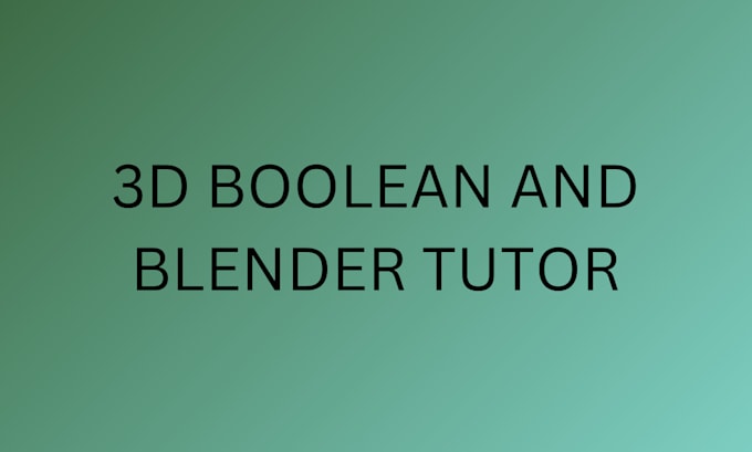 Gig Preview - Explain the fundamentals and rudiments of blender to you