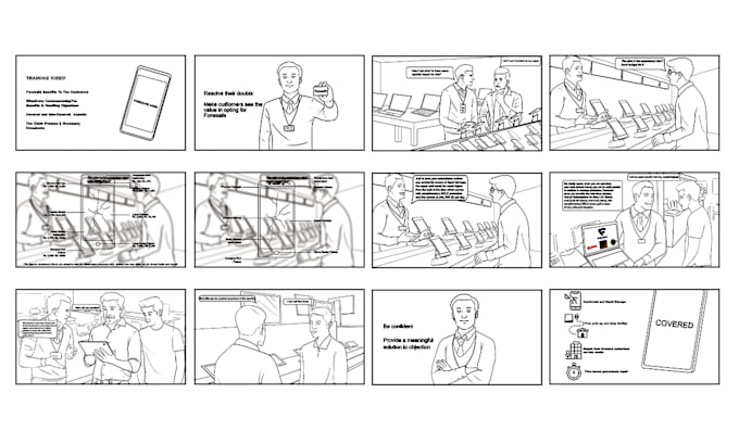 Gig Preview - Do film ready storyboard animatics for all media projects