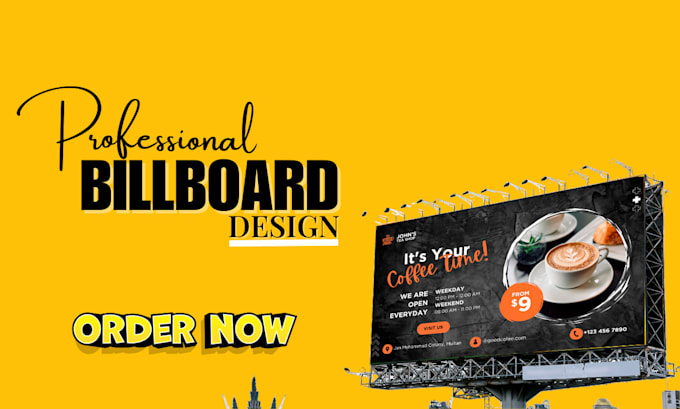 Gig Preview - Design billboards, street billboards, hoardings, shop front signs, vinyl banners