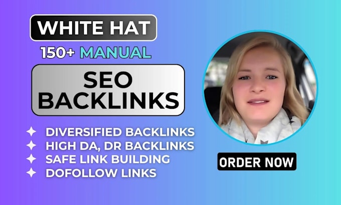 Gig Preview - Do contextual dofollow white hat high da seo backlinks for google ranking