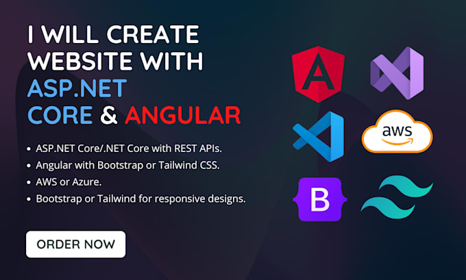 Gig Preview - Develop dotnet core and angular web applications