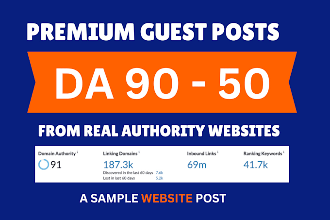 Bestseller - premium guest post services with high domain authority SEO backlinks