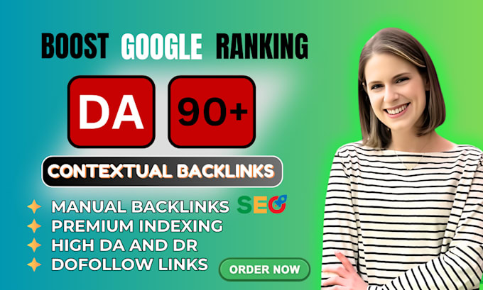 Gig Preview - Do high authority contextual dofollow SEO backlinks 50 da for website ranking