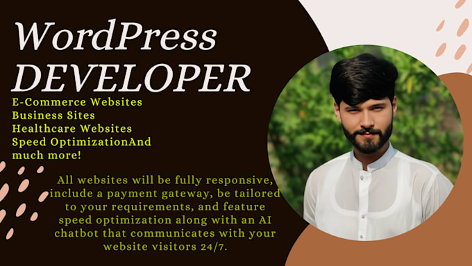 Gig Preview - Professional wordpress website design and ecommerce website