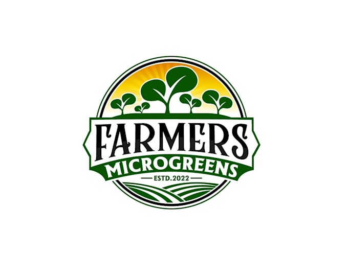 Gig Preview - Create high quality attractive microgreen logo with unlimited revisions