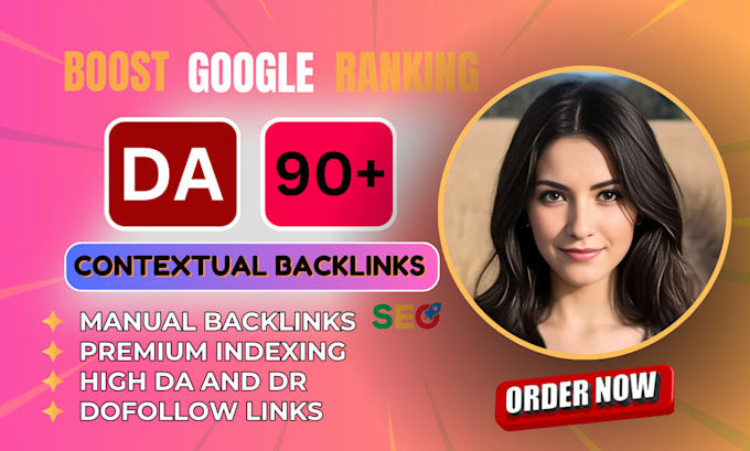 Gig Preview - Do SEO backlinks with contextual dofollow link building for google ranking