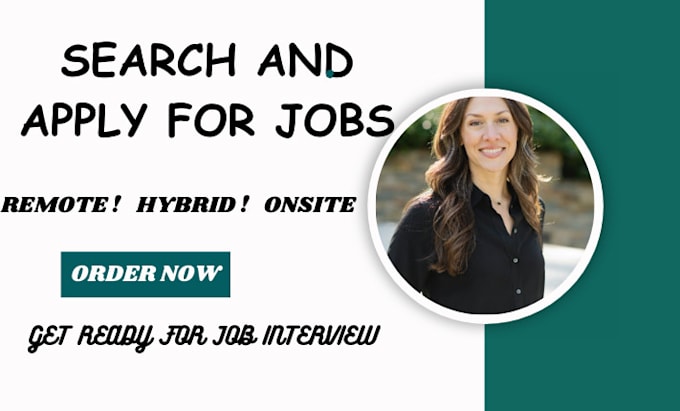 Gig Preview - Apply for job application, full time job, work from home, hybrid job, headhunter