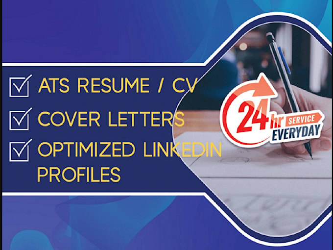 Gig Preview - Write CV writing  services ats compliant cover letter