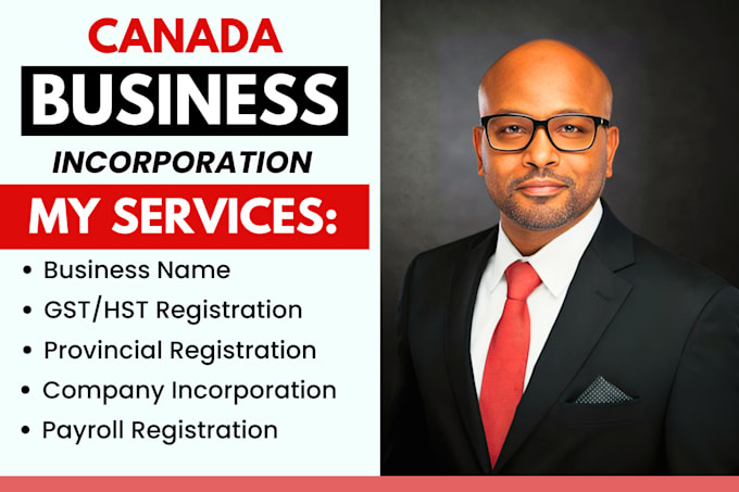 Gig Preview - Register your company in canada, gst, hst business registration legal documents