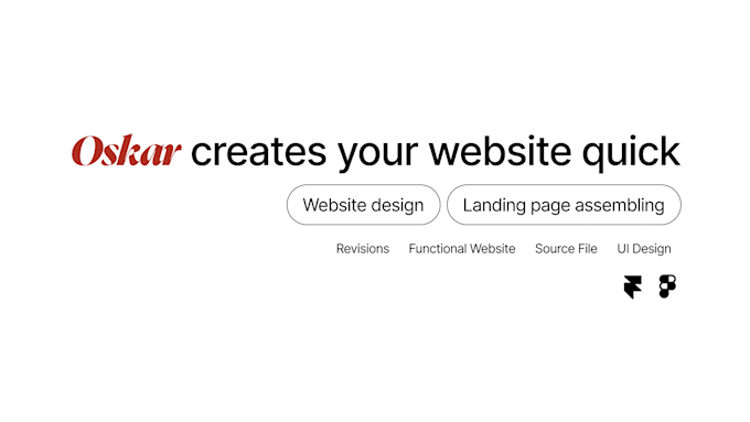 Gig Preview - Create your website fast