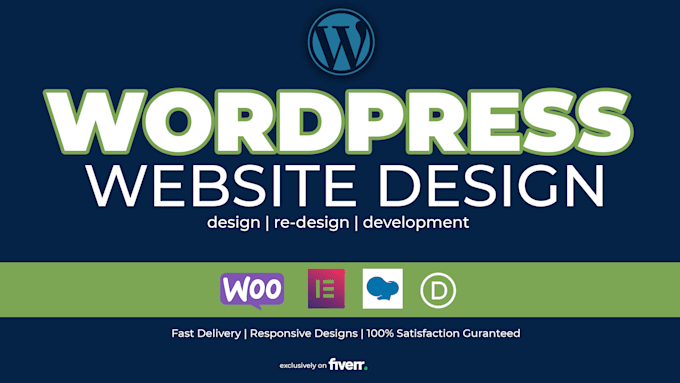 Gig Preview - Create responsive wordpress website design and  redesign