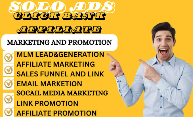 Gig Preview - Do USA solo ads, MLM affiliate link promotion, signup lead generation