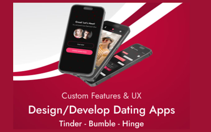 Gig Preview - Make dating website dating app with online video call and live stream