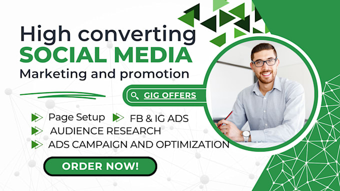 Gig Preview - Setup and manage your facebook ads campaign for sales and leads