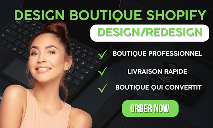 Gig Preview - Créer un site ou une boutique shopify professionnel qui convertit énormément