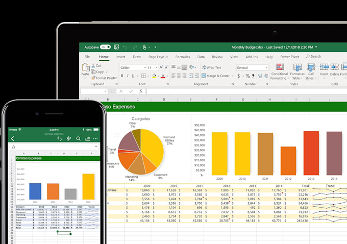 Bestseller - create, format, and calculate your excel spreadsheets