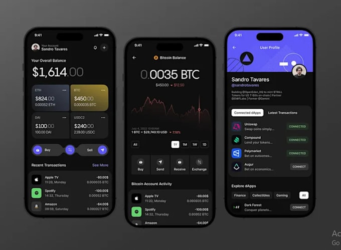 Bestseller - crypto wallet app,wallet app,fintech app,crypto app,trading app,blockchain app