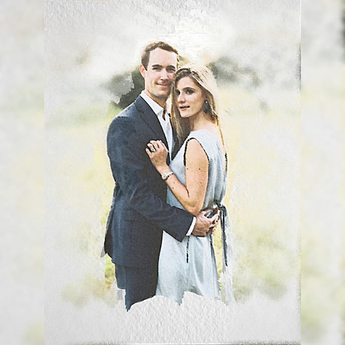 Gig Preview - Paint a beautiful wedding watercolour potrait