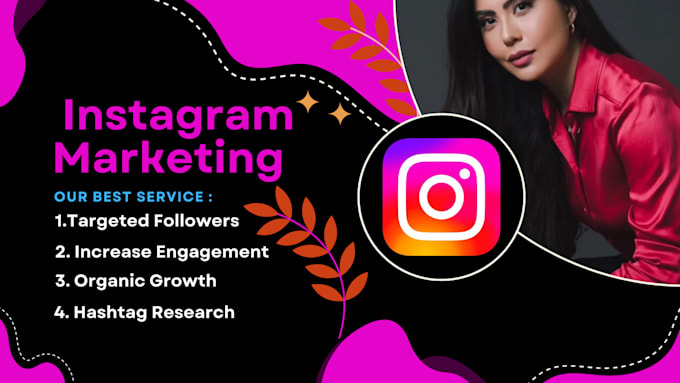 Bestseller - do super fast organic instagram growth or instagram marketing