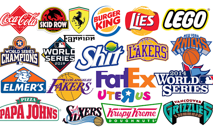 Gig Preview - Make custom nba, mlb, NFL, nhl, ncaa, ufc parody logo with your name or brand