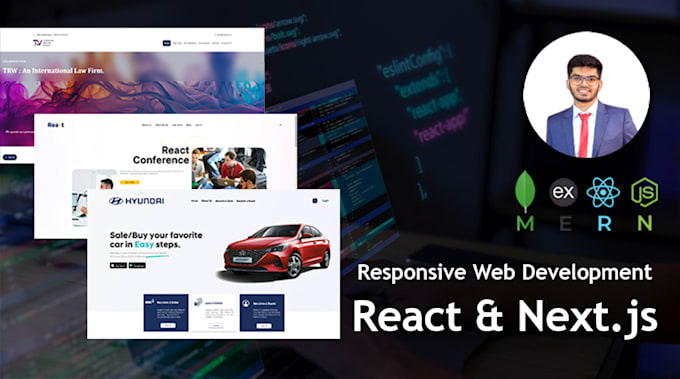 Bestseller - develop modern and responsive websites using react and next js