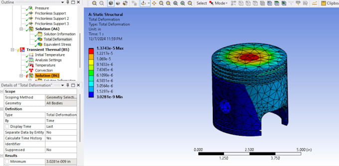 Gig Preview - Do static, thermal and cfd analysis using ansys workbench