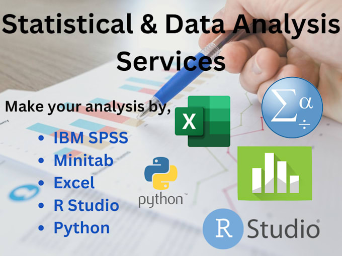 Bestseller - do statistical data analysis with IBM spss, r studio, python, minitab and excel