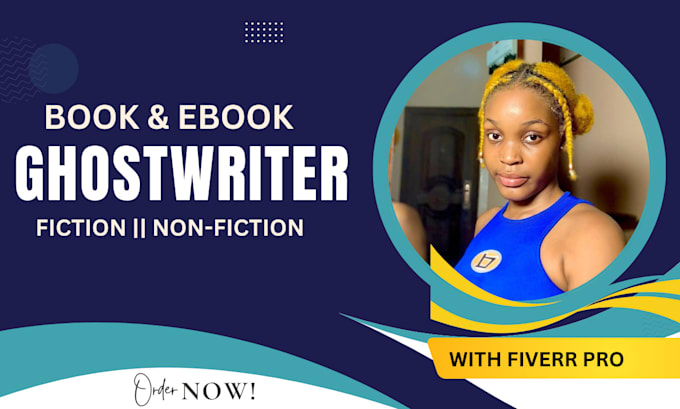 Gig Preview - Be your ghostwriter, ebook writer, book writer for ghostwriting and book writing