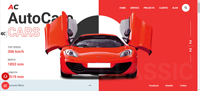 Gig Preview - Develop a sales driven automotive website with modern design and functionalities