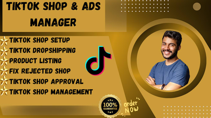 Gig Preview - Setup tiktok shop instagram marketing for shopify dropshipping store